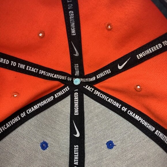 Florida Gators Nike Hat Cap Snapback True Dri-Fit Blue Orange One Size Swoosh - Picture 9 of 10